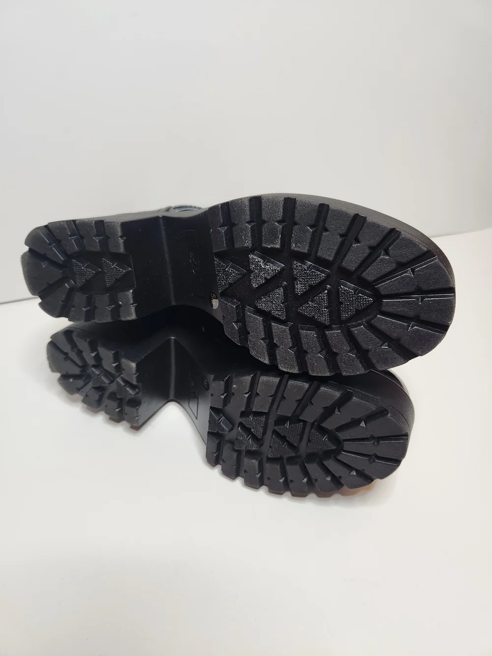 Patent Black Crystal-Embellished Girl's Ankle Boots